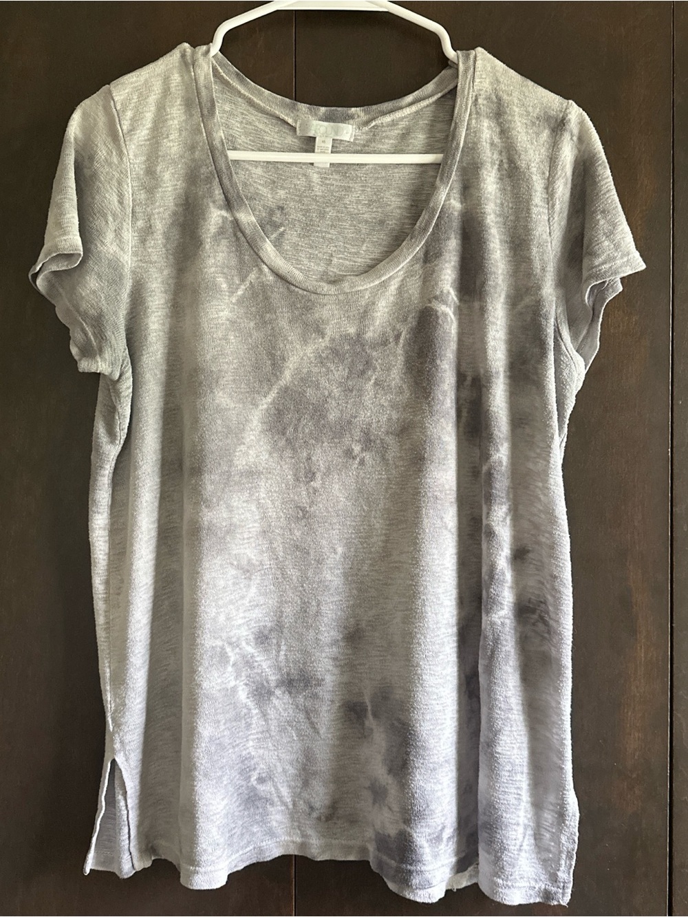 Abound Gray Tie-Dye Short Sleeve Tee